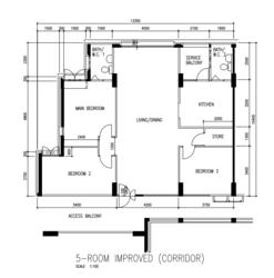 Blk 838 Hougang Central (Hougang), HDB 5 Rooms #121969052